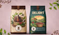 create coffee label and packaging design