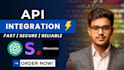 do API integration and backend development