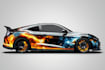 illustrate car wrap, truck wrap, van wrap design