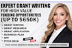 do professional grant writing, grant research, and grant application