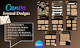 design a custom journal, planner, or printable template
