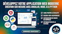 develop a professional full stack angular and nodejs web application
