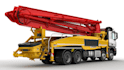 create 3d industrial animation, construction equipment animation concrete pump