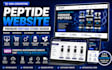 build peptide wocommerce website, peptide website, supplement website, peptide