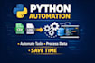 automate tasks with python scripts and data processing