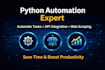 automate your tasks with python scripts and API integration
