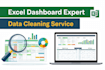 do data cleaning, excel work, and create dashboards