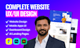 design a stunning website, homepage, hero section with modern UI
