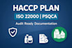 create audit ready haccp plans and food safety documents
