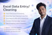 data entry cleaning  excel expert