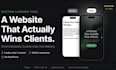 build a modern animated landing page with premium scroll effects