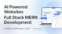 build ai powered full stack web app chatbot and website