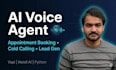 make an custom ai voice agent or any ai agent using python