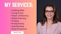 draft individual wills, couples will, trusts and estate plan documents