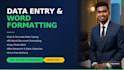 do data entry, excel and word work accurately and fast