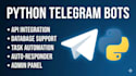 develop custom telegram bots using python