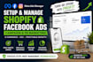 setup shopify facebook ads campaign, meta ads, fb marketing advertising manager