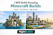 create survival bases, creative bases, statues, and farm designs
