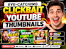 design clickbait youtube thumbnails that boost CTR