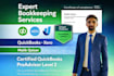 bookkeeping in quickbooks, xero and excel