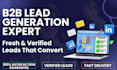 provide fresh and active leads as a lead expert
