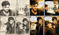 do comic book, manga, webtoon or graphic novel illustrations