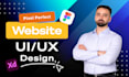 do figma ui ux design, figma website design, website mockup