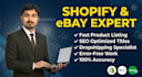 do shopify and ebay product listing professionally
