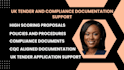 prepare UK tender compliance documents and high scoring proposals