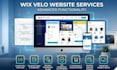 do custom wix velo coding, wix website development and wix studio customization