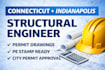 structural engineer connecticut indianapolis city permit drawings pe stamp