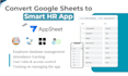 convert your excel or google sheets into a custom HR mobile app using appsheet