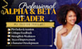 beta read your romance erotica novel