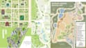 do site rv park layout map, campground map, property site plan map illustrations