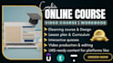 create online courses video onboarding training video and course material design