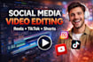 do social media video editing