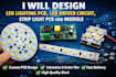 design led lighting pcb, led driver circuit, strip light pcb and module