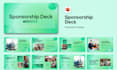 do powerpoint pitch deck design sponsorship proposal  branded sponsorship deck