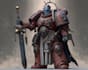 draw warhammer 40k oc, space marine illustration