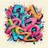 graffiti lettering typography for your logo