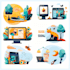 design flat vector illustrations