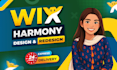 design and redesign wix harmony website