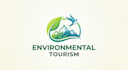 design a creative and eco friendly environmental tourism logo