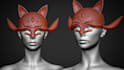 model 3d mask , ornaments , cosplay  and armors for 3d print