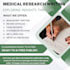 write medical research articles, manuscripts, and systematic review