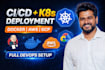 setup ci cd pipeline docker kubernetes and deploy to cloud