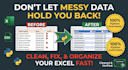fix and clean your messy excel data fast