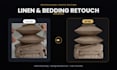 enhance sheets, pillows and bedding photos