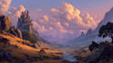 design stunning fantasy landscape