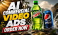 create ai commercial video ads , ai video ads ai product ads, ai commercial ads